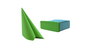 Airlaid Middagsservietter - Stoflignende  - Leaf Green