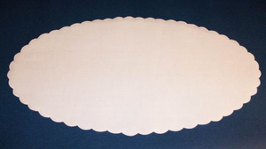 Fadpapir oval 29x46 cm.