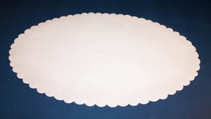Fadpapir oval 33x50 cm.