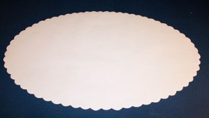 Fadpapir oval 36x55 cm.