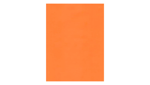 Ensfarvet Orange