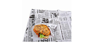 Sandwichpapir - Old News - 37 x 50 cm