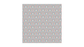 Servietter - 33x33 - Art deco mnster pastel
